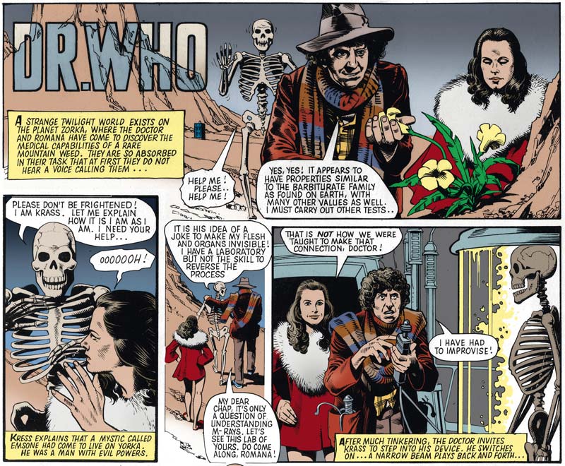 Brian Bolland's lost Doctor Who spec strip